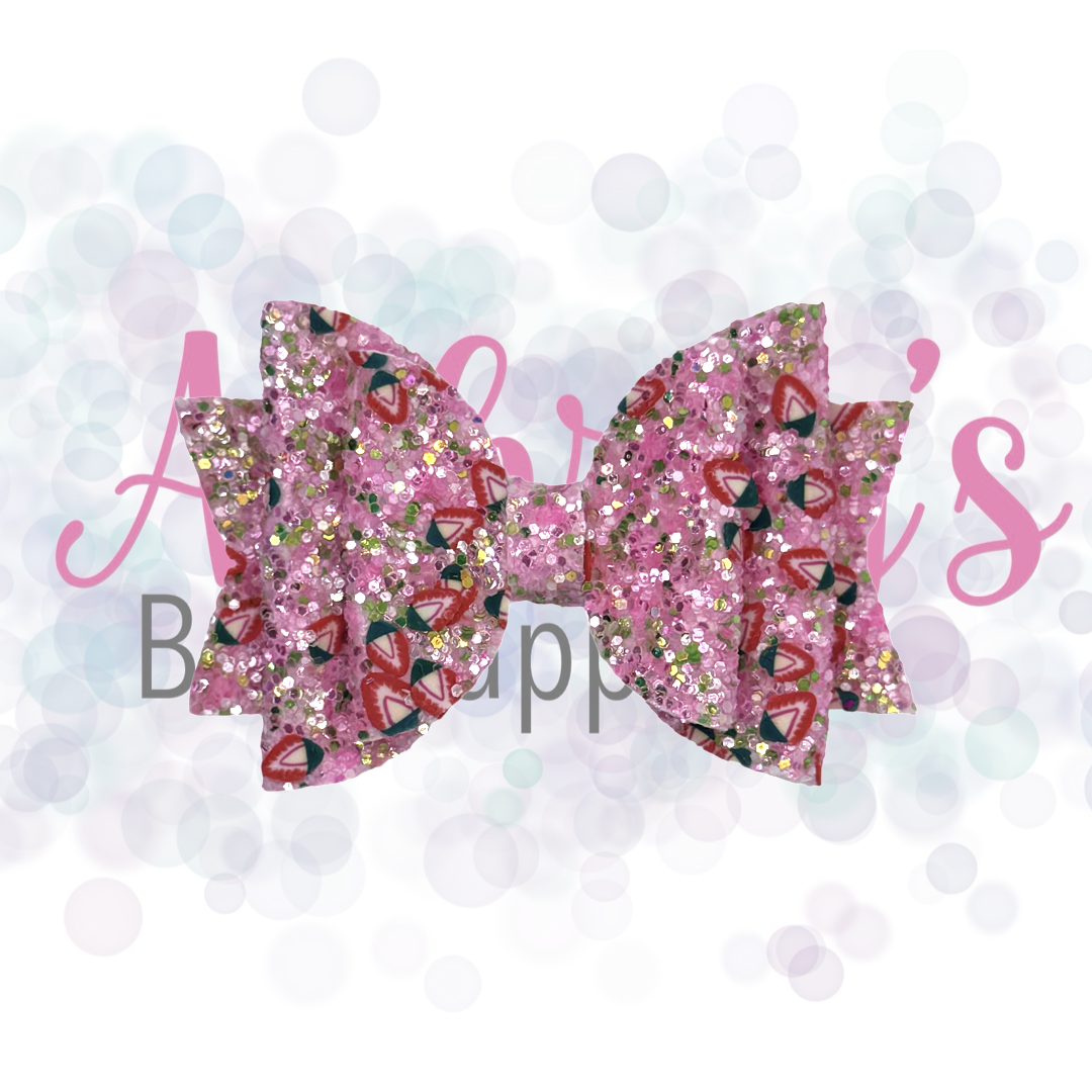 Pink Strawberry Glitter