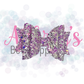 Silver and Pink Star Glitter