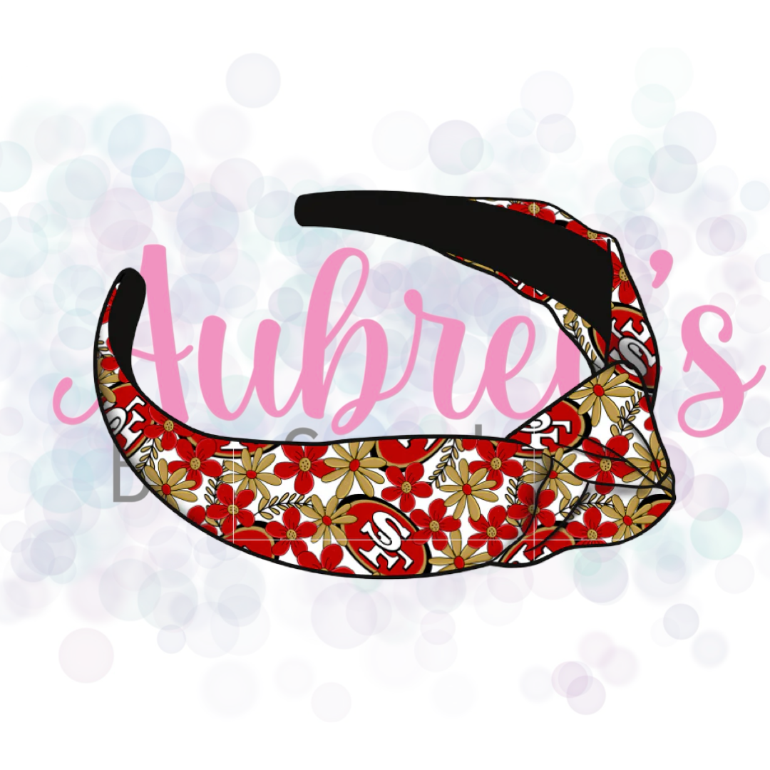 Floral NFL Headband Pre-Order