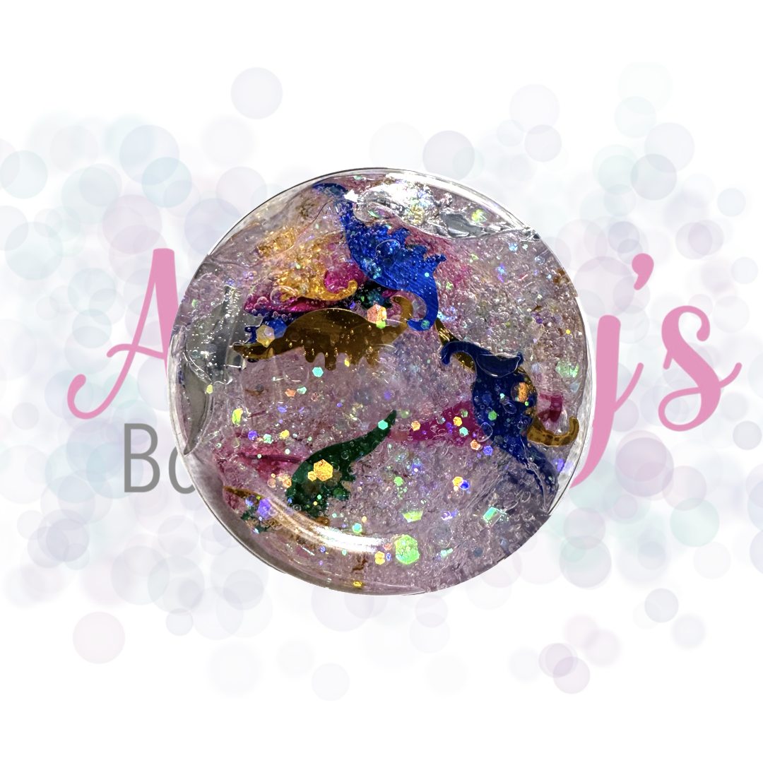 Rainbow Dino Glitter Hair Gel