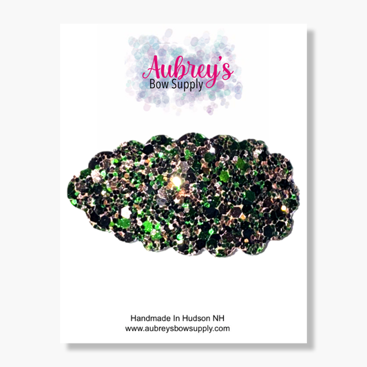 Snap Clip Pot Of Gold Glitter