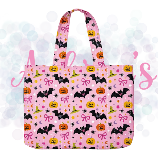 Halloween Quilted Tote Bag