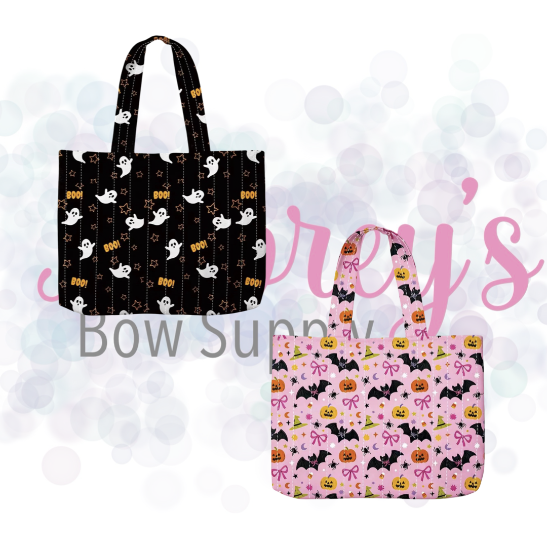 Halloween Quilted Tote Bag