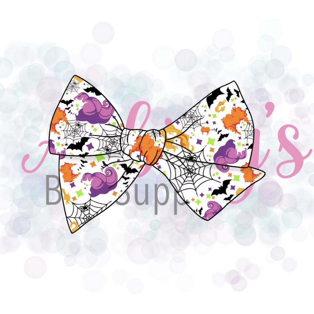 Halloween Character 5” Tied Bow