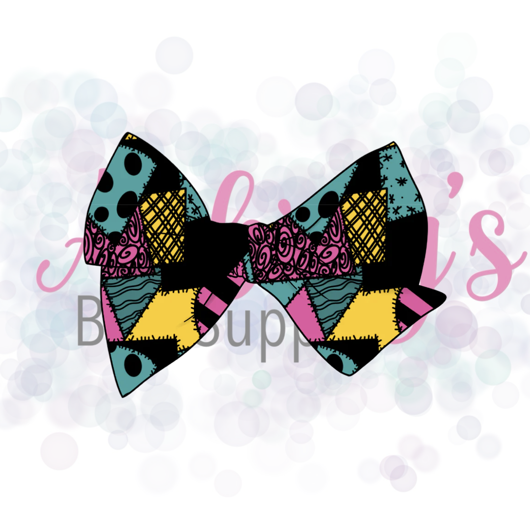 Halloween Character 5” Tied Bow