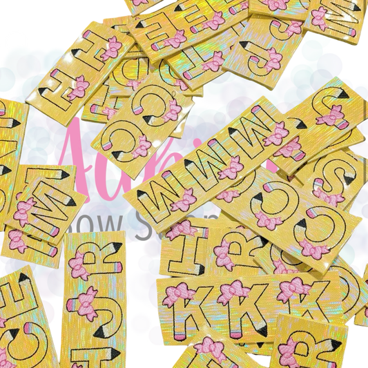 Pencil Letter Felties