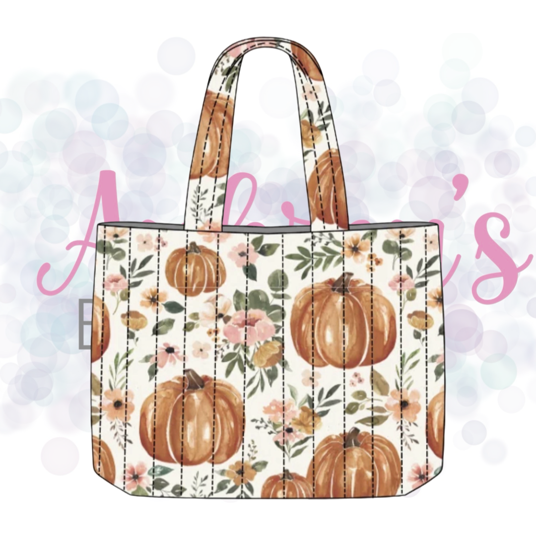 Fall Quilted Tote Bags