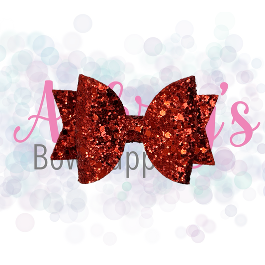 Anne Christmas Red Glitter