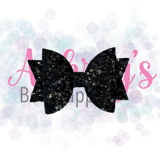 Anne Christmas Black Glitter