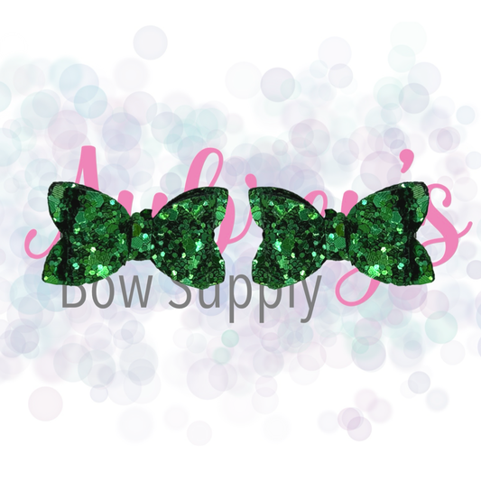 Green Glitter Piggies