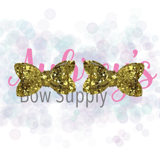 Gold Glitter Piggies