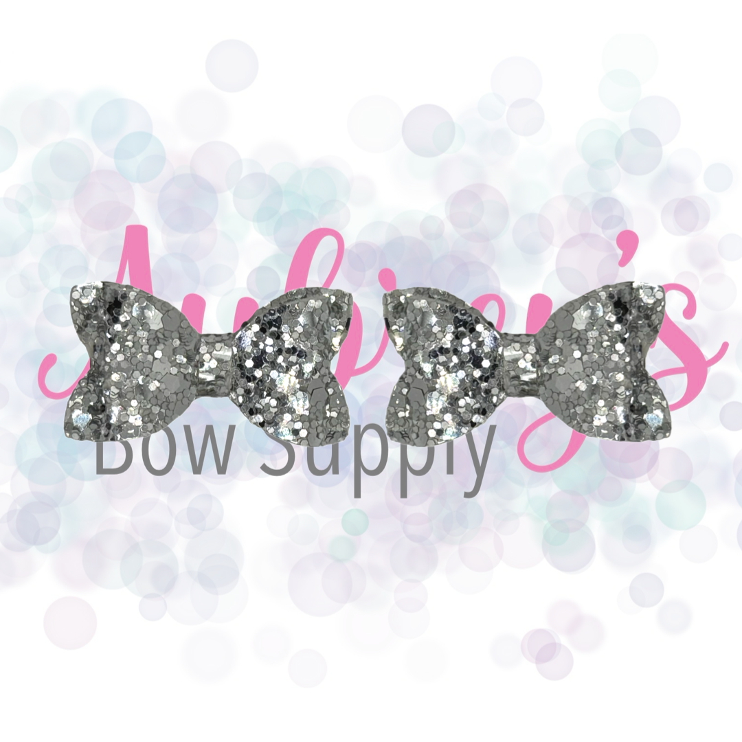 Silver Glitter Piggies