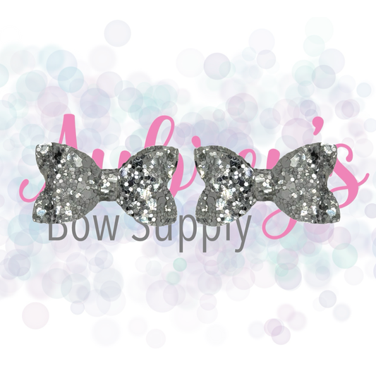 Silver Glitter Piggies