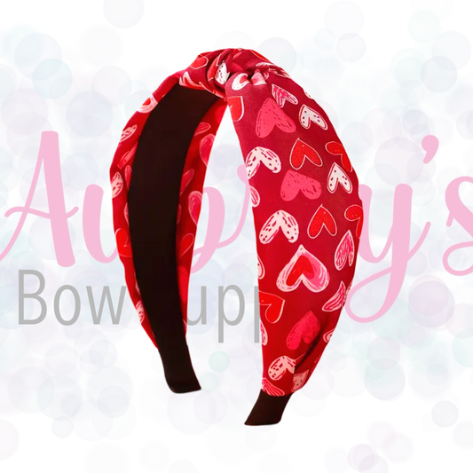 Valentines Knot Headbands